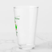 ST. LEPRECHAUN glas VAN DE DAG VAN DE PATRICK (Links)