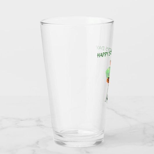 ST. LEPRECHAUN glas VAN DE DAG VAN DE PATRICK (Rechts)