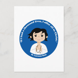 St. Lorenzo Ruiz Briefkaart