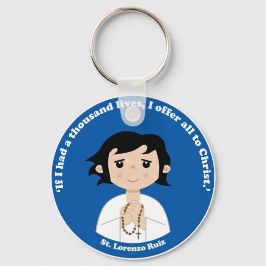 St. Lorenzo Ruiz Sleutelhanger (Voorkant)