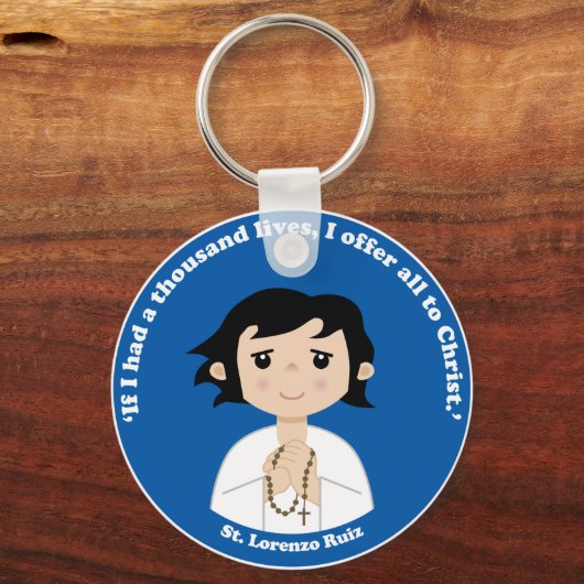 St. Lorenzo Ruiz Sleutelhanger (Voorkant)