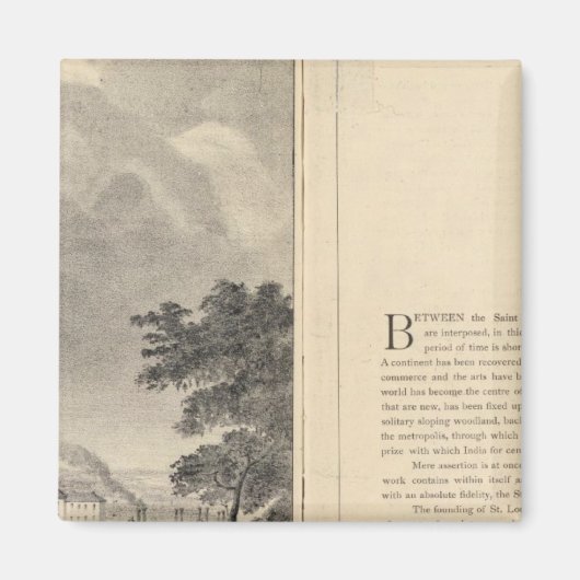 St. Louis, 1832 Magneet (Voorkant)