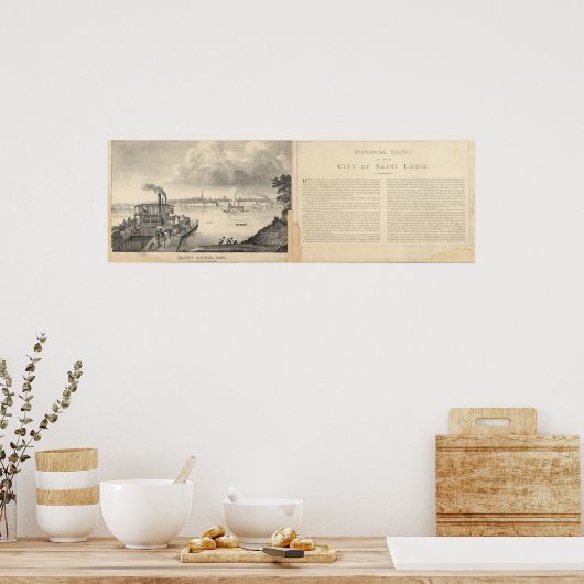 St. Louis, 1832 Poster (Keuken)