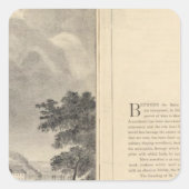 St. Louis, 1832 Vierkante Sticker (Voorkant)