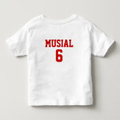 ST. LOUIS #6 WITTE PEUTER T-SHIRT (Achterkant)