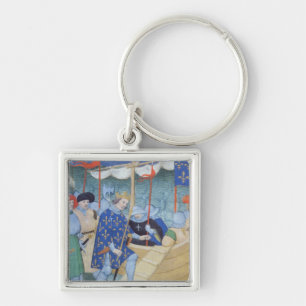 St. Louis aan het inschepen voor de kruistochten Sleutelhanger