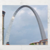 St. Louis Arch Bier Etiket (Enkel label)