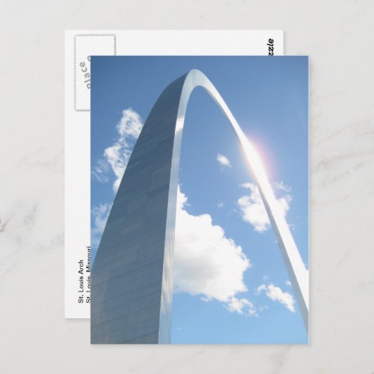 St. Louis Arch Briefkaart (Voorkant / Achterkant)