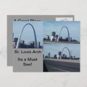 St. Louis Arch Briefkaart (Voorkant / Achterkant)