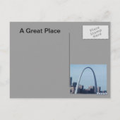 St. Louis Arch Briefkaart (Achterkant)