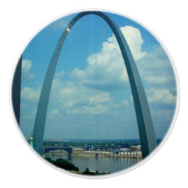 St. Louis Arch Ceramic Knob Keramische Knop