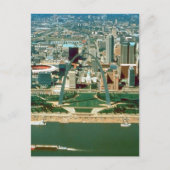 St. Louis Arch en Skyline Briefkaart (Voorkant)