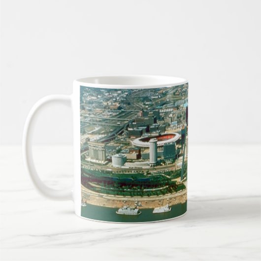St. Louis Arch en Skyline Koffiemok (Links)