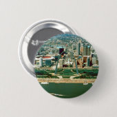 St. Louis Arch en Skyline Ronde Button 5,7 Cm (Voorkant /achterkant)