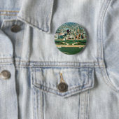 St. Louis Arch en Skyline Ronde Button 5,7 Cm (In situ)