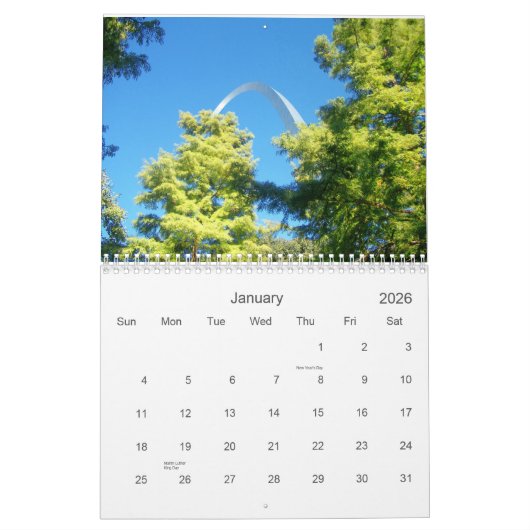 ST.LOUIS ARCH KALENDER (Jan 2026)
