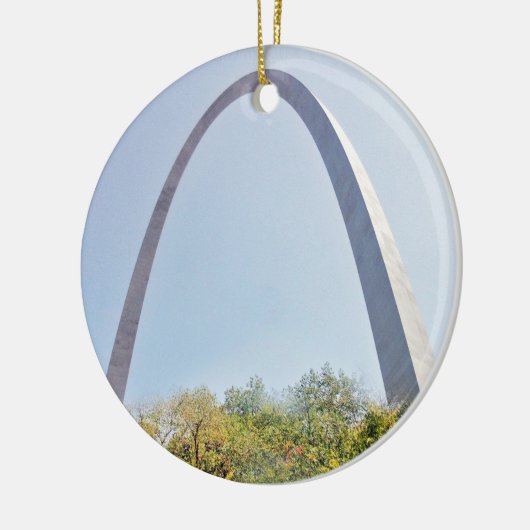 St. Louis Arch, kerstversiering, St. Louis Keramisch Ornament (Links)