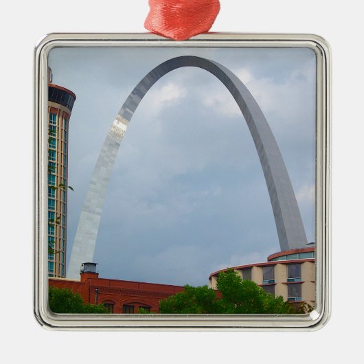 St. Louis Arch Metalen Ornament (Voorkant)