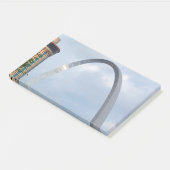 St. Louis Arch Post merkt op Post-it® Notes (Schuin)
