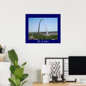 St. Louis Arch Poster (Thuiskantoor)