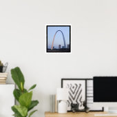 St. Louis Arch Poster (Thuiskantoor)