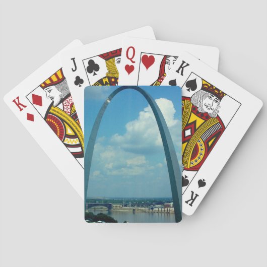 St. Louis Arch-speelkaarten Pokerkaarten (Achterkant)