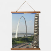 St. Louis Arch van Hotel Room Hangend Wandkleed (Voorkant)