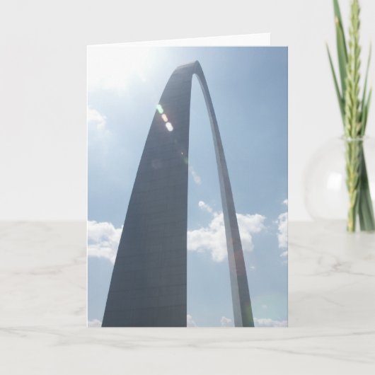 St. Louis Arch Wenskaart Kaart (Voorkant)