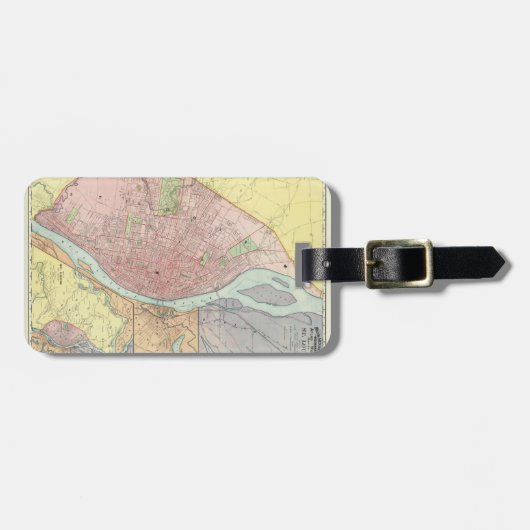 St. Louis. Bagagelabel (Voorkant horizontaal)