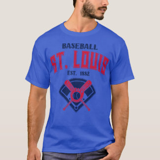 St Louis Baseball EST 1882  Look Tekst T-shirt
