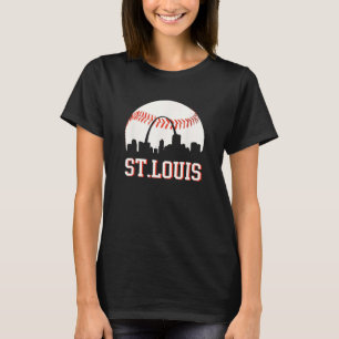 ST Louis Baseball Skyline Cityscape Missouri Sport T-shirt
