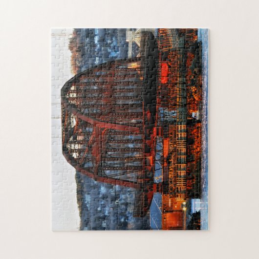 St. Louis Bay Bridge Duluth, Minnesota Legpuzzel (Verticaal)