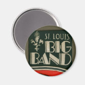 St. Louis Big Band Magnet (Voorkant / Achterkant)