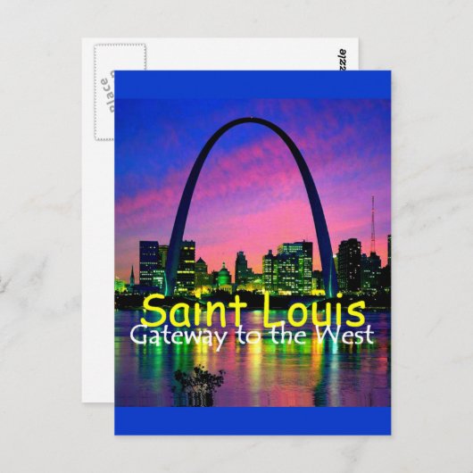 St. Louis Briefkaart (Voorkant / Achterkant)