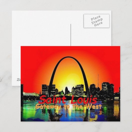 St. Louis Briefkaart (Voorkant / Achterkant)