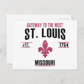 St. Louis Briefkaart (Voorkant / Achterkant)