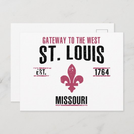 St. Louis Briefkaart (Voorkant / Achterkant)