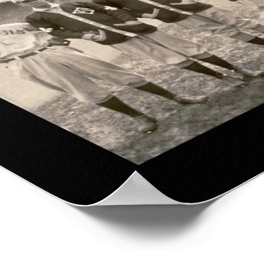 St. Louis Browns Team Foto 1909 Poster (Hoek)