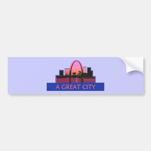St. Louis Bumpersticker (Voorkant)