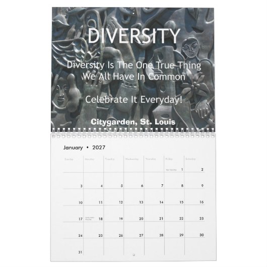 St. Louis Calendar Kalender (Jan 2027)