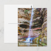 St. Louis Canyon, Starved Rock State Park Briefkaart (Voorkant / Achterkant)