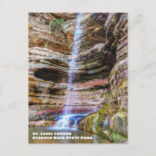 St. Louis Canyon, Starved Rock State Park Briefkaart
