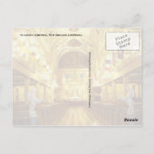 St. Louis Cathedral (binnenland), New Orleans, LA Briefkaart (Achterkant)