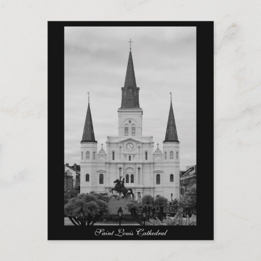 St. Louis Cathedral Briefkaart (Voorkant)