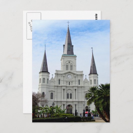 St. Louis Cathedral Briefkaart (Voorkant / Achterkant)