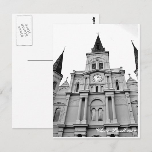 St. Louis Cathedral Briefkaart (Voorkant / Achterkant)