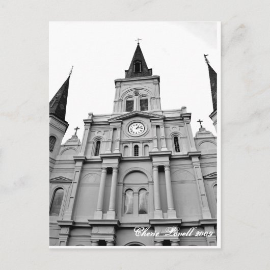 St. Louis Cathedral Briefkaart (Voorkant)