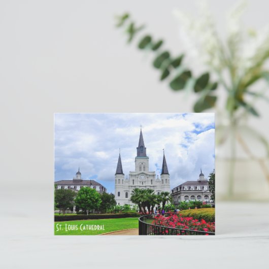 St. Louis Cathedral Briefkaart (Staand voorkant)