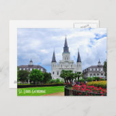St. Louis Cathedral Briefkaart (Voorkant / Achterkant)