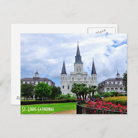 St. Louis Cathedral Briefkaart (Voorkant / Achterkant)